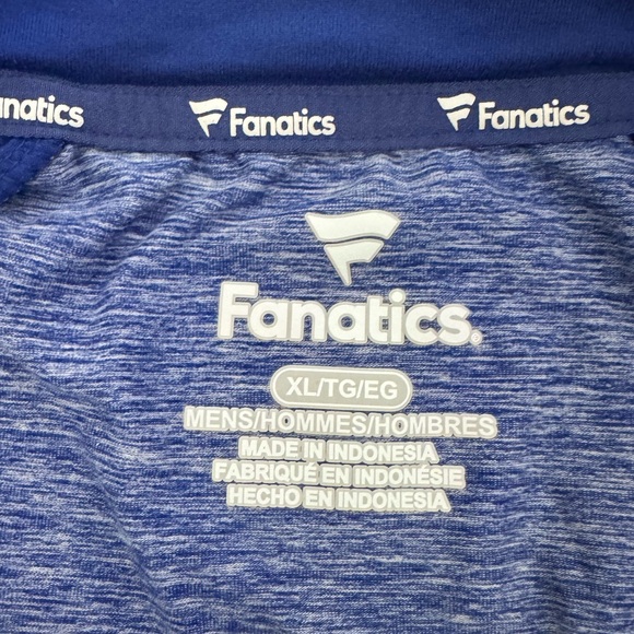 NY Giants Fanatics 1/4 zip - Picture 3 of 5